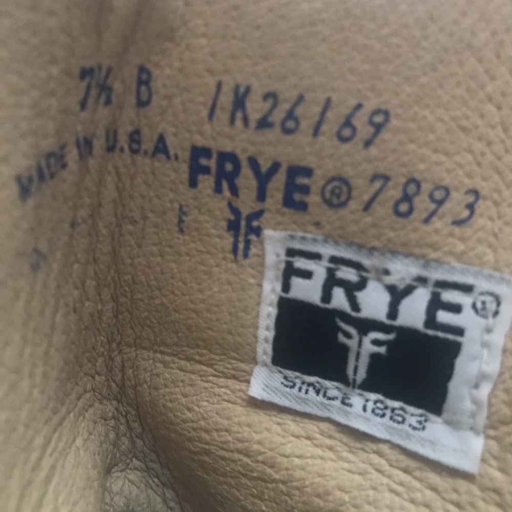 Frye Women's Brown Leather Western Heeled Boots - Picture 3 of 8